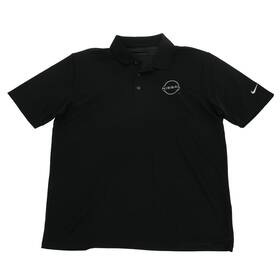 Nissan Nis02-01624 Nike Mens Golf Polo Shirt Black Large