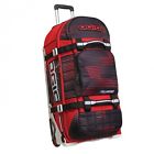 9800 Ogio Rig Stoke Wheeled Gear Bag Black Red 031652199170