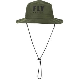 351-0081 Olive Green Fly Racing Bucket Hat
