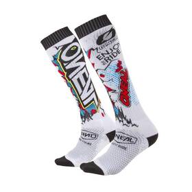 0356-742 Oneal Oftneal Pro Mx Villain Socks Osfm White