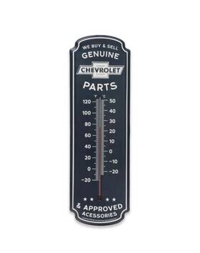 Open Road 196822140960 Chevrolet Genuine Parts Steel Wall Thermometer Licensed Man Cave Garage 18 Inch X 6