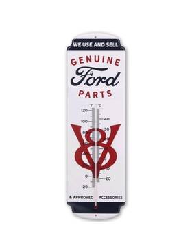 Open Road 196822140984 Ford Genuine Parts Steel Wall Thermometer Licensed Man Cave Garage 18 Inch X 6