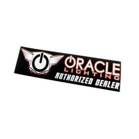 8034-504 Oracle Lighting Authorized Dealer Bumper Sticker Black/orange