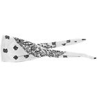 Osb1-208 Schampa Old School Bandanna White Paisley Osb1-208 Schampa Old School Bandanna White Paisley