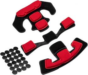 Paxl210211zs Paxlamb Memory Foam Pad Protective Mat Helmet Padding Kit Replacement Black Red