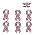 Pin3 Dream Apparel Pink Chrome Breast Cancer Awareness Pin Set Of