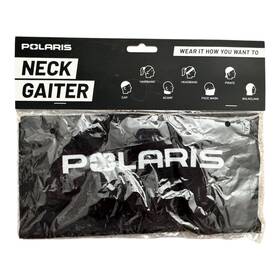 2861952 Polaris Engineered Apparel Neck Gaiter Black Sock-one Size Nwt