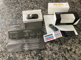 992044027 Porsche Design Oem 911 Air Freshener Diffuser With Nature Spirit In Dk. Grey/silver