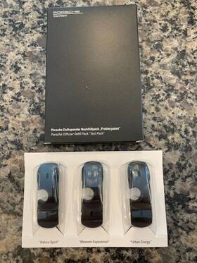 992044028 Porsche Design Assorted 3 Pack Scent Refill For Their 911ish Car Diffuser/holder
