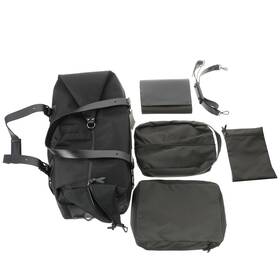 Wap-035-716-0k Porsche Genuine Weekender Travel Bag With 3 Individual Zip Bags
