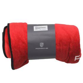 Wap-040-100-0l-kid Porsche Genuine Childrens Collection Snuggle Blanket Red