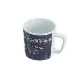 Wap-050-003-0r-esc Porsche Christmas Espresso Cup Blue/red