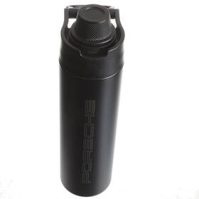 Wap-050-121-0p-tfl Porsche Genuine Thermo 18.6oz Bottle Easyclean Flip Cap Black