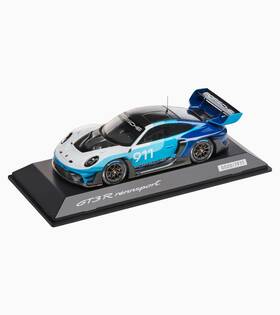 Wap0205030sgtr Porsche 911 Gt3 R Rennsport 1 43 Scale Model Car - White/blue