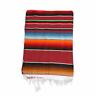 91603236 Red Serape Mexican Blanket For Custom Seat Cover 84 X 64 Inch
