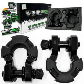 Rhino Usa 850022810367 8 Ton Super Shackles With Isolators
