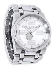 Rockwell 50mm Watch Silver White Band Face 276826300000