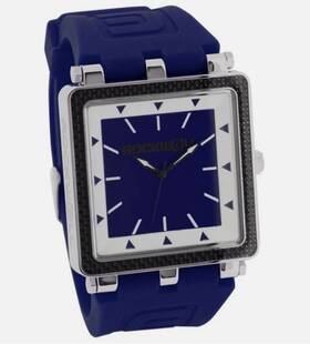 Cf-115 Rockwell Cf118 Mens Carbon Fiber Wrist Watch Navy - Needs Battery