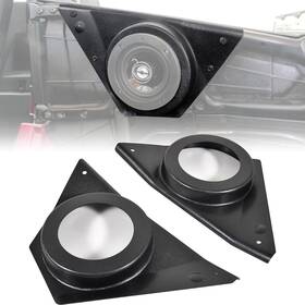 Zp-yj-030503-043 Sautvs Front Door 6.5 Inch Speaker Pods For Rzr Xp 1000 S 900 Ace 570 Black