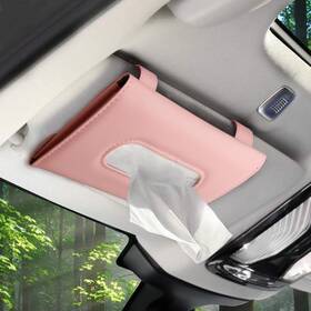 Sembem Auto-04 Tissue Dispenser For Cars Car Visor Holder Napkin Pink