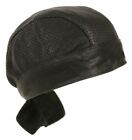 Sh324-blk-pcs Milwaukee Leather Unisex Premium Perforated Skull Cap 910324010138