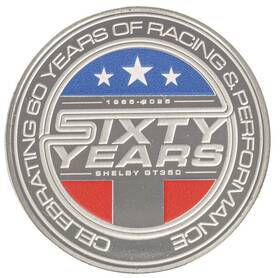 Occ0008-coin Shelby Gt350 60 Years Challenge Coin Limited Edition Officially Licensed