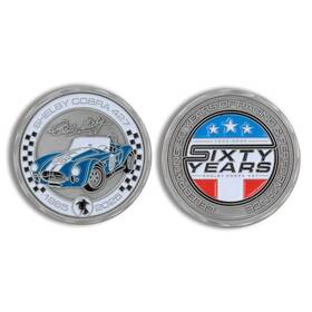 Shelby She-cps008-coin Cobra 427 Anniversary Challenge Coin Ac Free Us Shipping