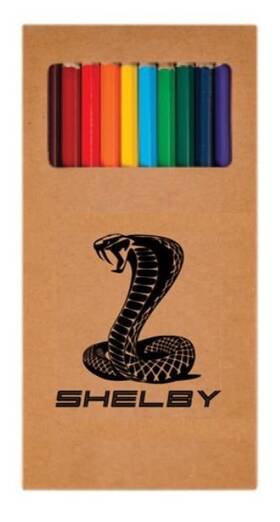 She-kal-986845 Shelby Colored Pencil Set - For That Mustang Kid In Your Life Ships Free To Usa