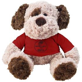 Shelby She-mas0005-puppy Teddy Puppy Brown With Red Shirt Gt500 Gt350 Cobra Mustang Ships Free