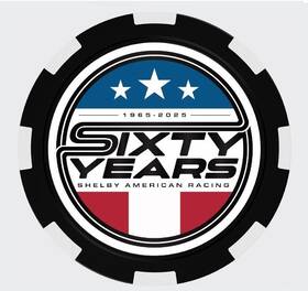 She-poker-60yrs Shelby 60 Years Anniversary Poker Chip Ships Worldwide And Free To The Usa