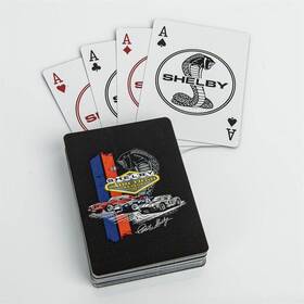 She-upc001-blk Shelby American Car Playing Cards - Cobra Gt500 Gt350 Super Snake Free Us Ship
