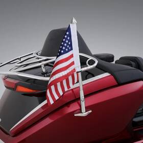 Show Chrome 52-973 Trunk Folding Flag Pole No Ship To Ca