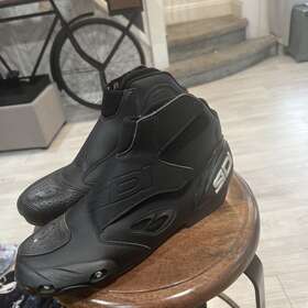 Sit-bla-bkbk-42 Sidi Black Boots Size 10