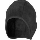 Sklcp001-2 Schampa Skull Fleece Cap With Ponytail Holder Black