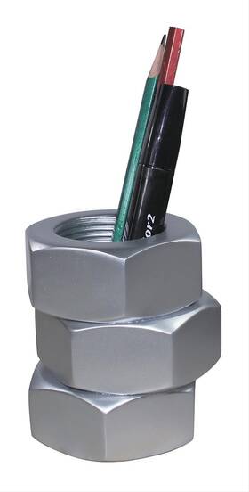 At-sbl-7590-06 Stangstuff Stack Of Nuts Pen Holder Fun For The Desk Makes A Great Gift Free Usa Ship