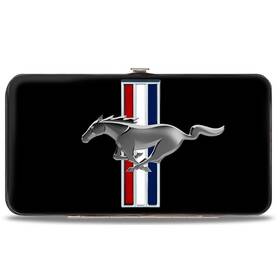 Bd-hw-wfm005 Stangstuff Hinged Wallet - Ford Mustang Tri-bar Logo Worldwide Shipping And Free To Usa