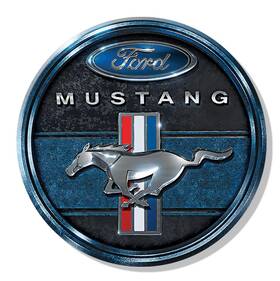 De-m2843 Stangstuff Magnet - Ford Mustang Round 3 Inch Mach 1 Boss Roush Gt/cs Ships Free To Usa