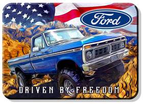 De-m9229 Stangstuff Magnet - Ford Trucks Driven By Freedom F150 F250 F30 Super Duty Ships Free 2 Usa