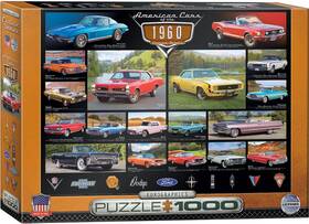 Eg-6000-0677 Stangstuff Puzzle - American Cars Of The 1960s 1000 Pieces Several Marques Free Ship