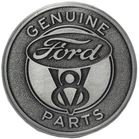 Orb-90168878-s Stangstuff Knob Pull - Ford V8 Genuine Parts Embossed Metal Ships Free To The Usa