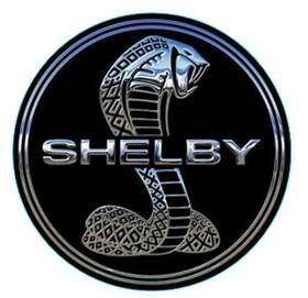 She-wqm4034-mag Stangstuff Magnet - Shelby Mustang Chrome Tiffany Snake Round 3 Inch Gt350 Gt500 Super