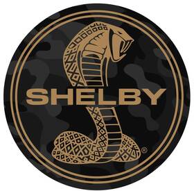 Wq-m4004-m Stangstuff Magnet - Shelby Black Camo Vinyl 3 Inch Gt350 Gt500 Cobra Mustang Free Us Ship