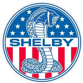 Wq-m4007-m Stangstuff Magnet - Shelby Stars And Stripes Snake 3 Inch For Cobra Mustang Gt350 500 Fans