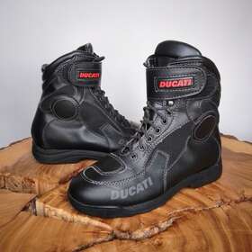 9810385xx Tcx Ducati Boots Womens Eu Size 37 Us 7 Black Motorcycle Nice