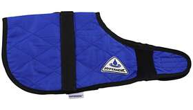 8529-bl-m Techniche Evaporative Cooling Dog Coat - 13 Inch To 16 Md