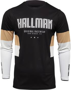 2910-6593 Thor 22 Hallman Differ Draft Jersey Medium Black/latte