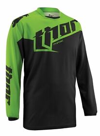 2910-3109 Thor S5 Phase Tilt Green Mx Jersey Mens Size Large L