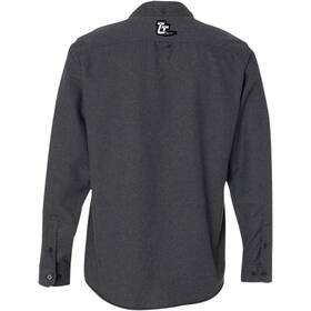Drg24s82chsr Throttle Threads Drag Specialties Flannel Shirt - Charcoal Small
