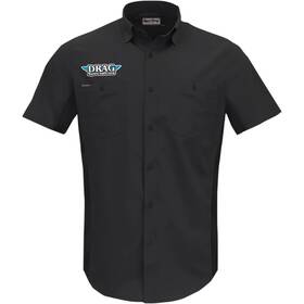 Drg31st26bk3x Throttle Threads Drag Specialties Vented Shop Shirt - Black 3xl
