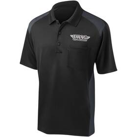 Drh30cs416bchlg Throttle Threads Drag Specialties Polo - Black/charcoal Large